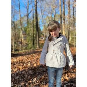 NEW VIGNETTE girl's caroline jacket in grey